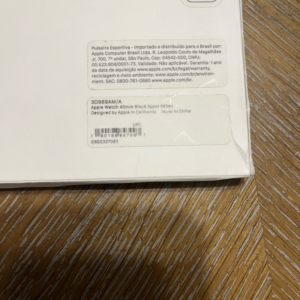 Apple Band 40mm Black Band